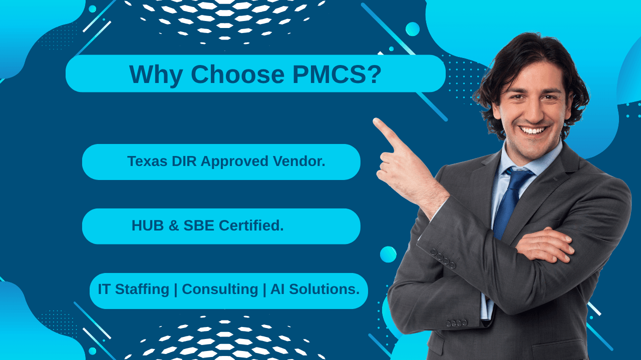PMCS Services Delivers HUB-Certified Staffing, AI-Driven Solutions, and DIR-Approved Consulting